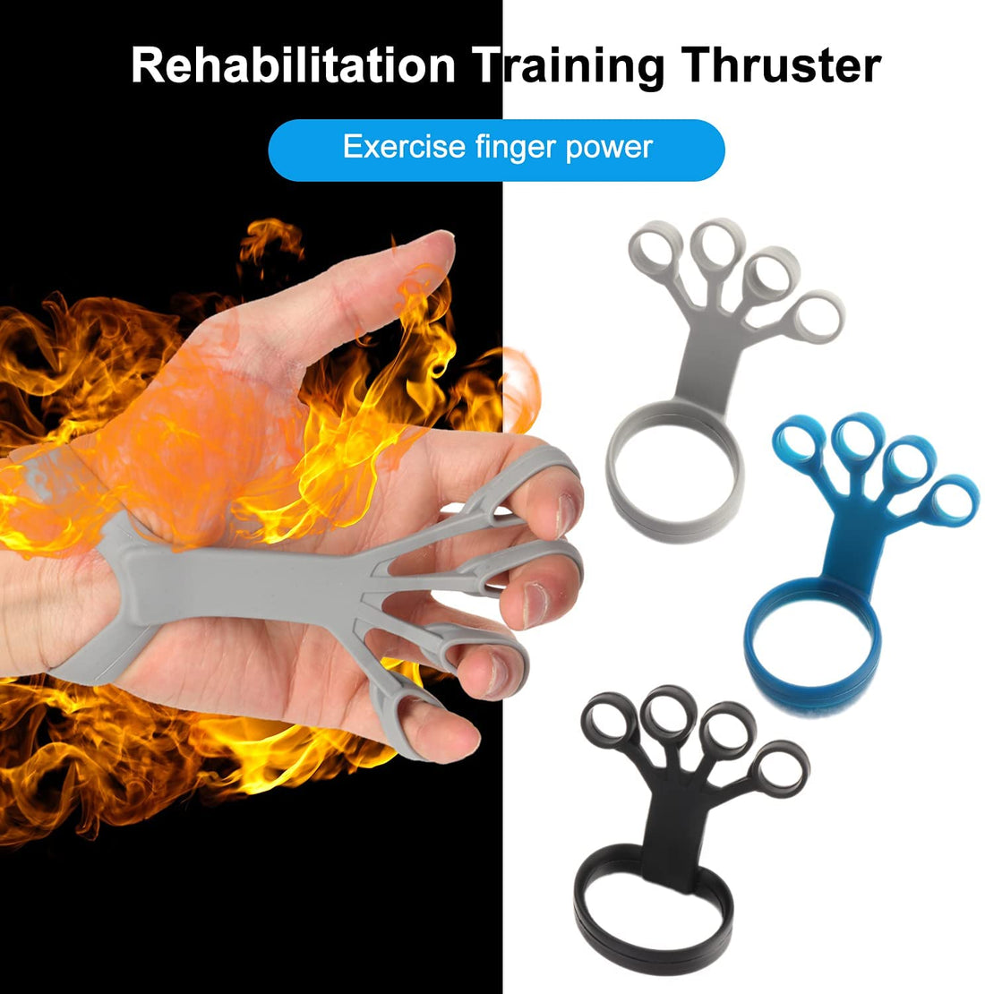 Silicone Grip Device Finger Exercise Stretcher Hand Grip