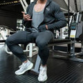 Hooded Sweater Cardigan Jacket Sports Fitness Suit Men