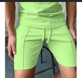 Solid Color Shorts Casual Fitness Sports Pants Men