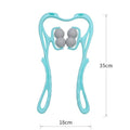 Neck Manual New Four-wheel Cervical Clip Neck Massager