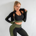 Yoga Set Seamless Sport Set Women Gym Clothing