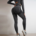 Yoga Pants Sports Gym Fitness Leggings And Long Sleeve