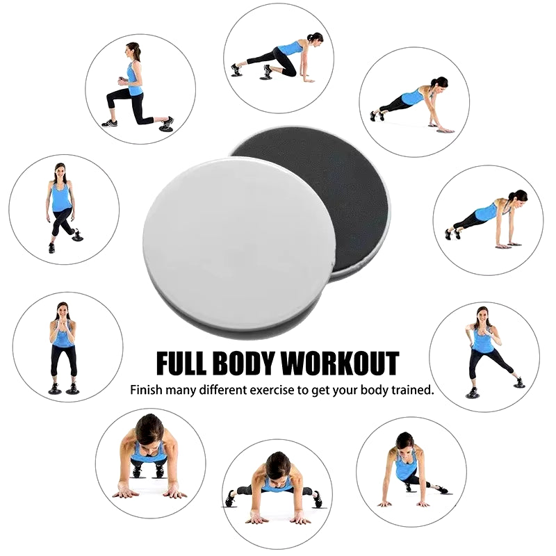 Gliding Discs Slider Fitness Disc Exercise Sliding Plate for Yoga Gym Abdominal Core Training Exercise Equipment