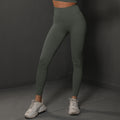 High Waist Seamless Yoga Pants Women's Solid Color