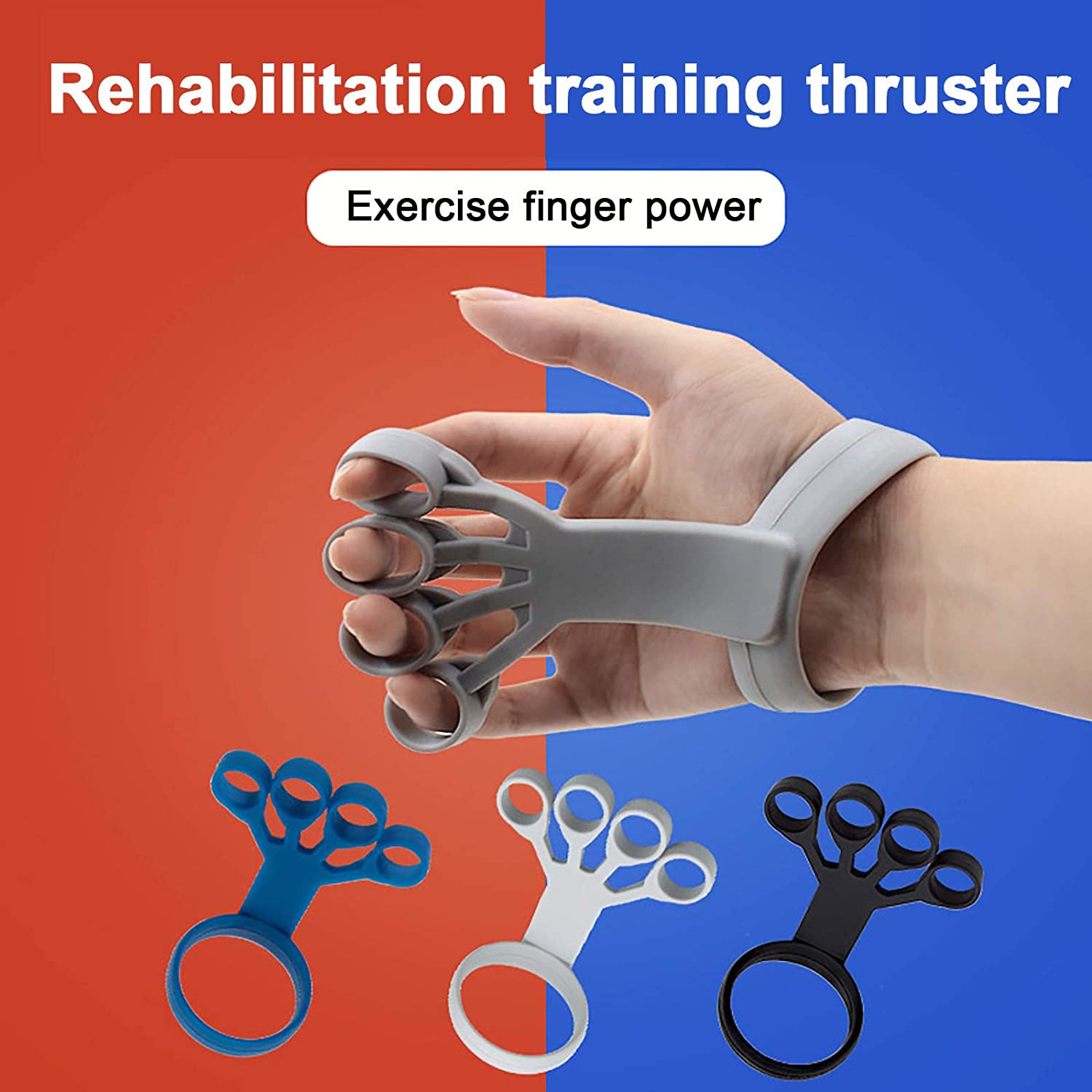 Silicone Grip Device Finger Exercise Stretcher Hand Grip