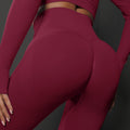 High Waist Seamless Yoga Pants Women's Solid Color